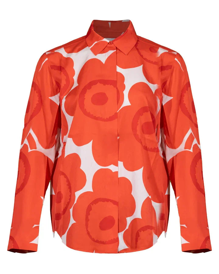 Marimekko Maija Unikko Silk Shirt – BLU'S