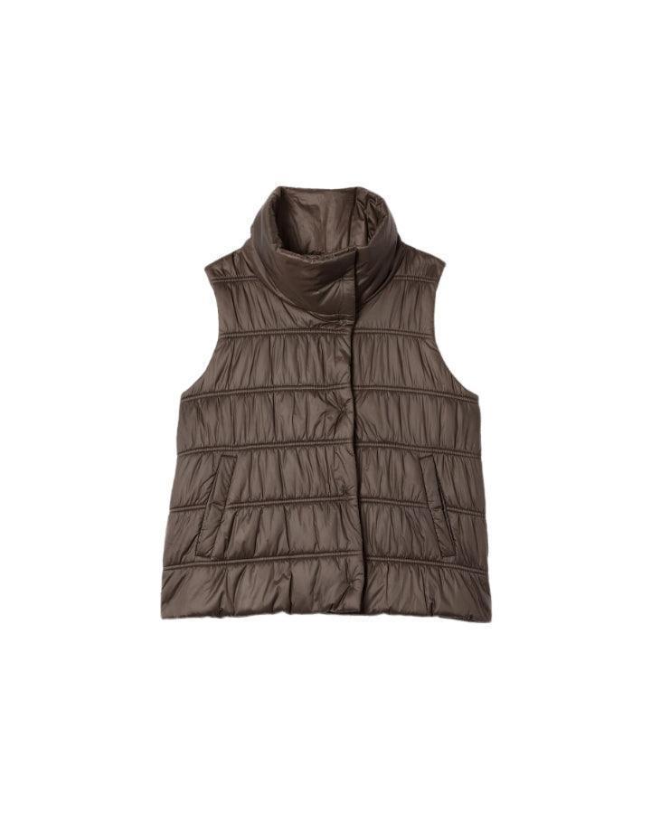 High collar vest cheap