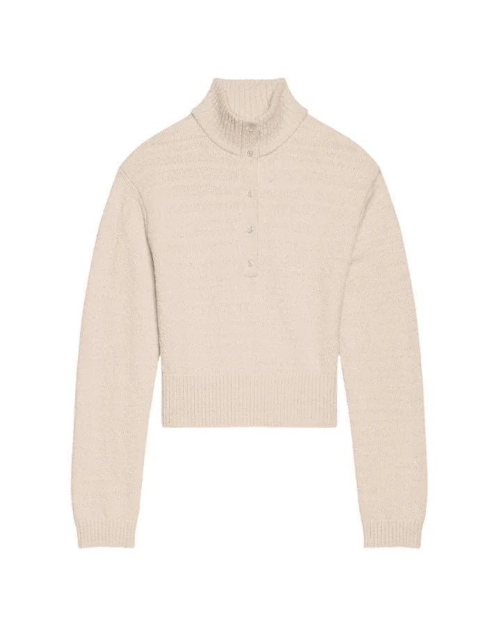 Helmut Lang Slub Half Button Turtleneck – BLU'S