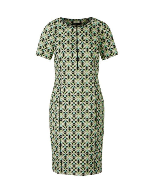 Marc Cain Scuba Print Dress BLU'S Marc Cain Scuba Print Dress BLU'S