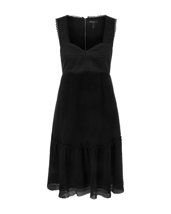 Marc Cain Bustier Dress With Mesh Skirt