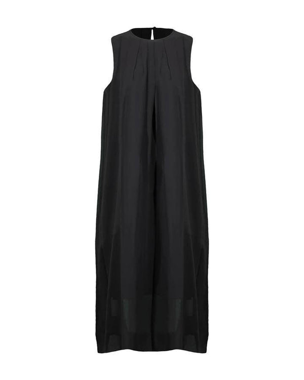 Eileen Fisher Round Neck Pleated Dress BLU'S Eileen Fisher Round Neck Pleated Dress BLU'S