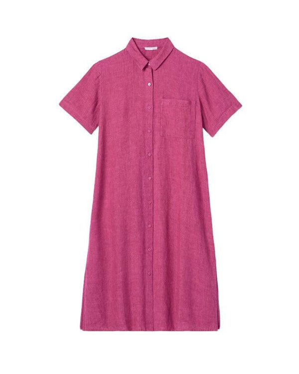 Eileen Fisher Washed Organic Linen Délavé Shirt Dress – BLU'S