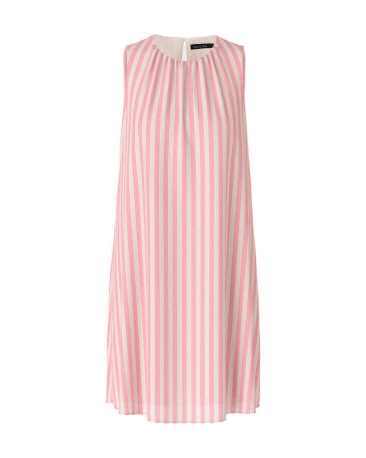 Marc Cain A-Line Vertical Stripe Dress BLU'S Marc Cain A-Line Vertical Stripe Dress BLU'S