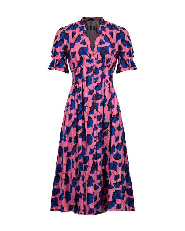 DVF Erica Midi Dress BLU'S DVF Erica Midi Dress BLU'S
