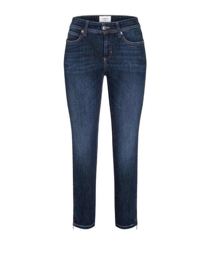 Cambio Parla Zip Hem With Glitter Insert Jeans – BLU'S