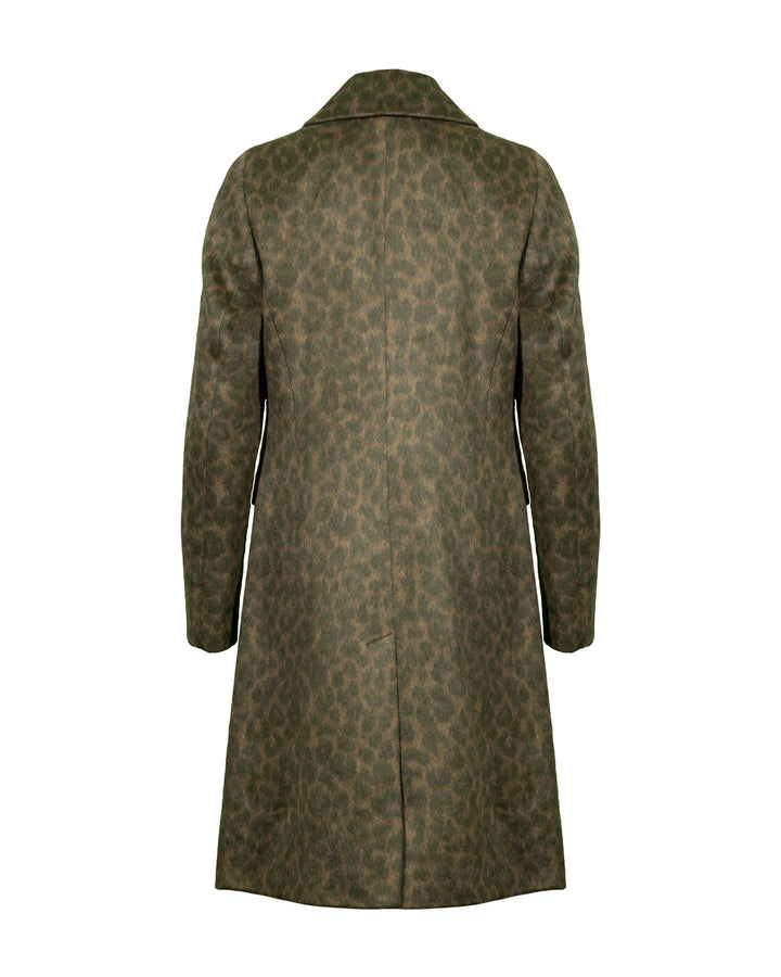 Creenstone - Leja Camo Leopard Wool Coat