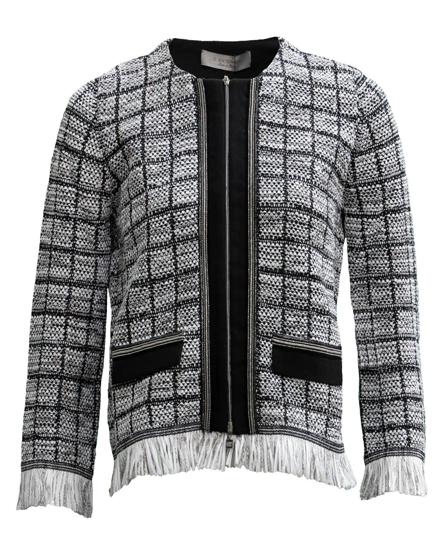 birthdaybash ／ TWEED FRINGE JACKET Tweed Fringe Jacket – BLU'S