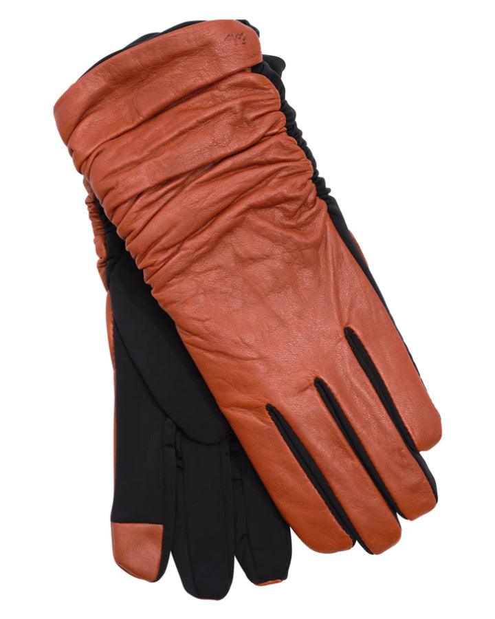 Echo - Ruched Leather Glove
