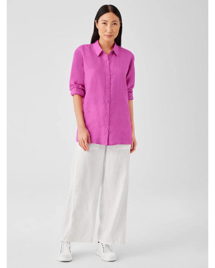 Eileen Fisher - Classic Collar Linen Easy Shirt