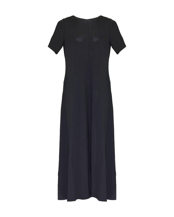 chinese dress ladies Fine Jersey Crew Neck Maxi Dress – BLU'S