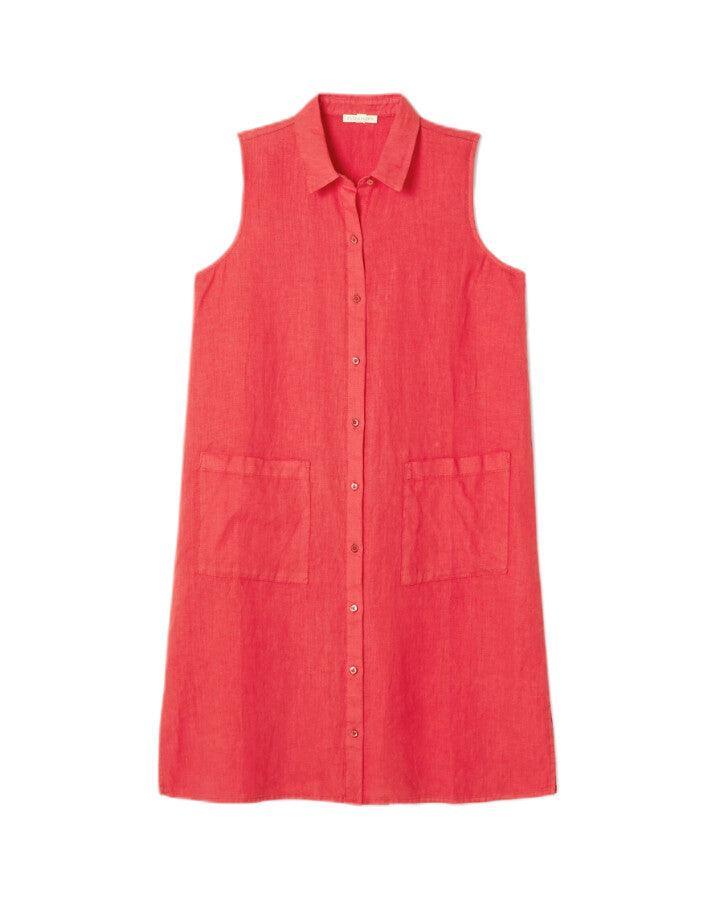 Eileen Fisher Linen Classic Collar Shirt Dress – BLU'S