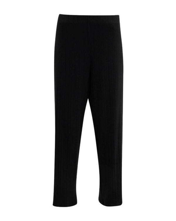 Eileen Fisher - Wide Rib Knit Pull On Ankle Pant
