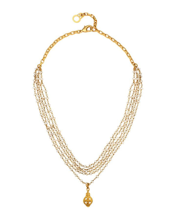 French Kande - French Kande Micro Pearl Dunkerque Necklace
