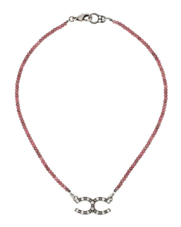 French Kande - French Kande Raspberry Thulite Cheval Necklace