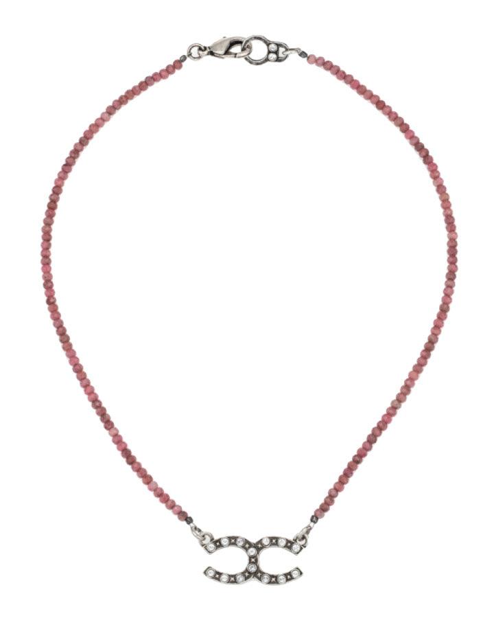 French Kande - French Kande Raspberry Thulite Cheval Necklace