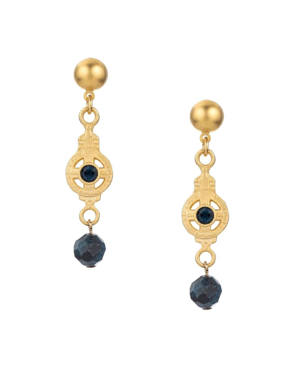French Kande - Mini Dunkerque Crystal Apatite Earrings