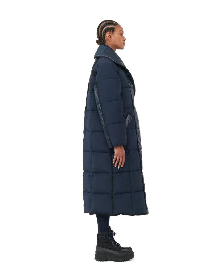 Ganni - Mix Oversized Puffer Coat