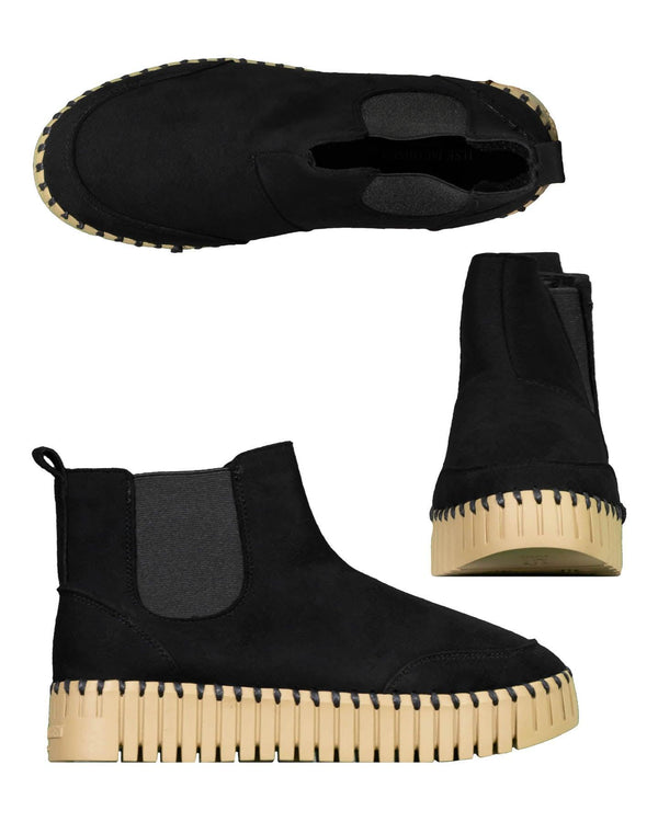 Tulip Opening Suede Ankle Boots main image 0