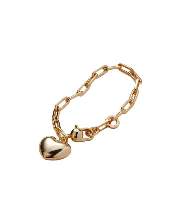 JENNY BIRD - Puffy Heart Gold Bracelet