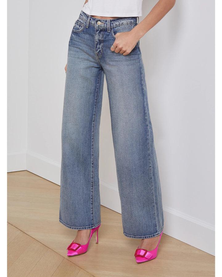 L'Agence - Alicent Wide Leg Jeans