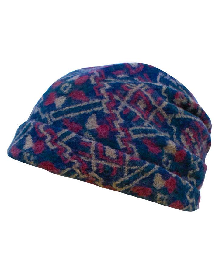 Lillie and Cohoe - Boiled Wool Remi Print Hat