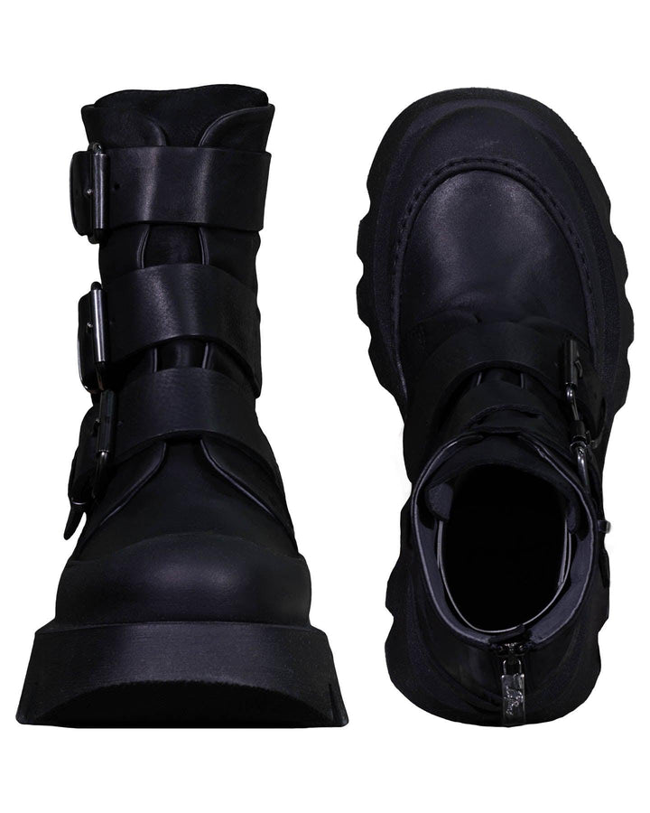 Lofina - Leather Buckle Boot