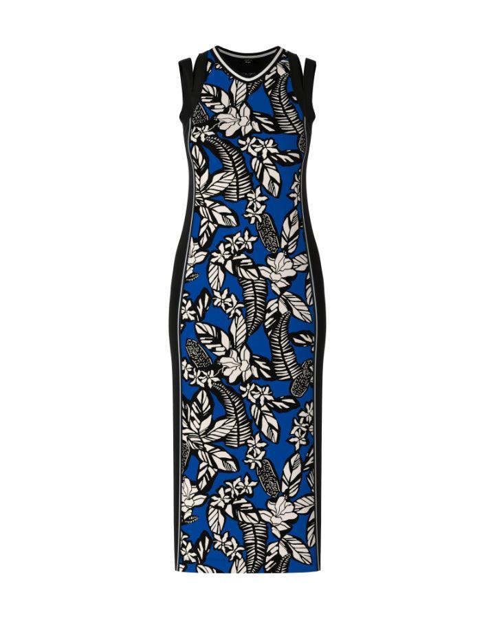 Marc Cain Additions Sleeveless Dress With Overprint WA 21.14 J31 COL 252