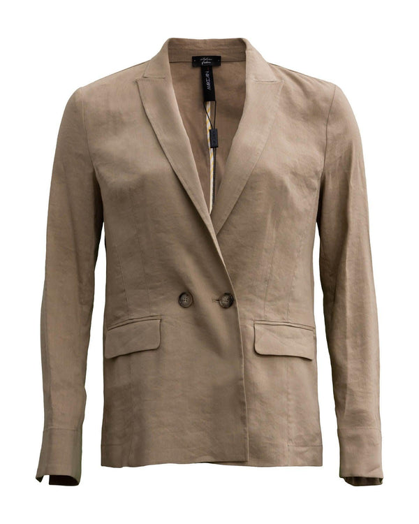 Marc Cain Lightweight blazer in linen blend NC 34.29 W47 624 main image 1