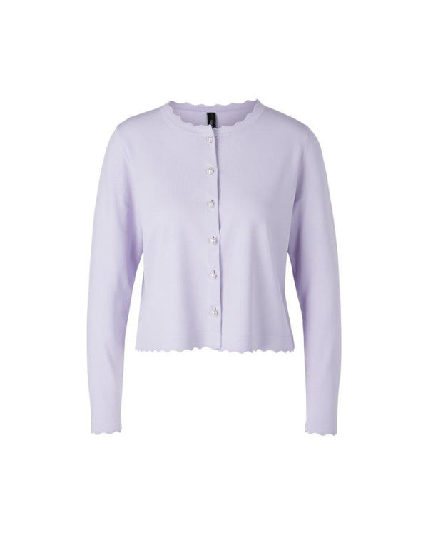 Light Blue Scallop Edge Cardigan main image 0