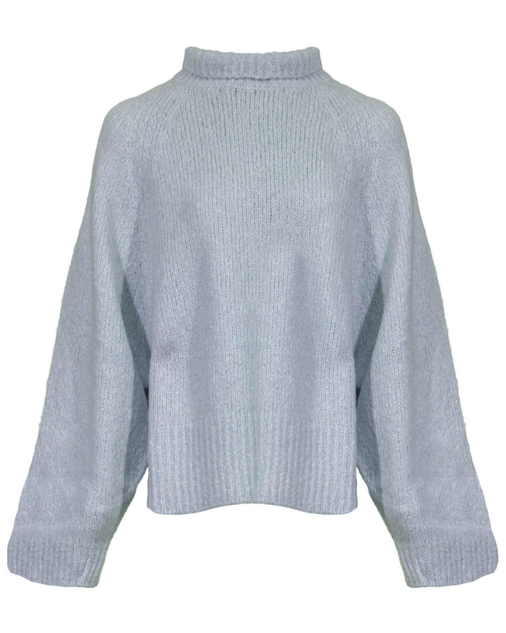 Tonet - Cotton Wool Blend Funnel Neck Pullover
