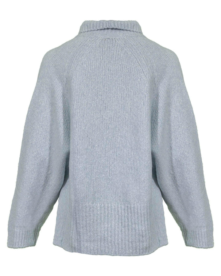 Tonet - Cotton Wool Blend Funnel Neck Pullover