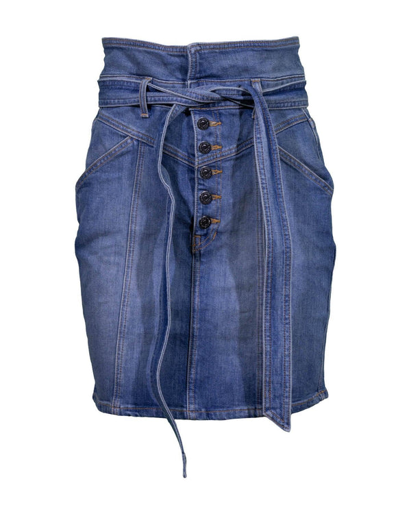 Aliana Notch Waist Short Skirt – BLU'S