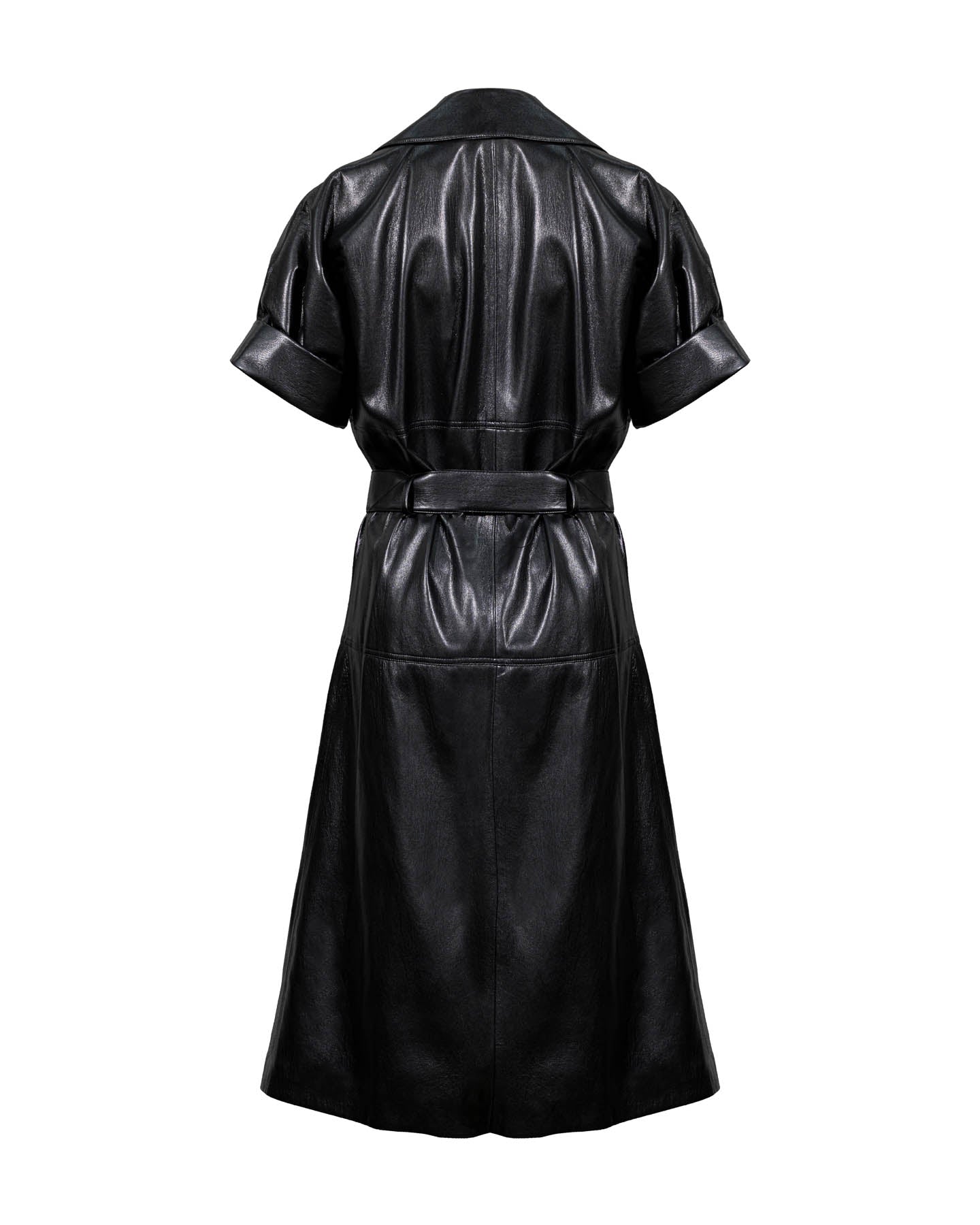 chinese dress ladies Hugo Boss Dimira Faux Leather Dress