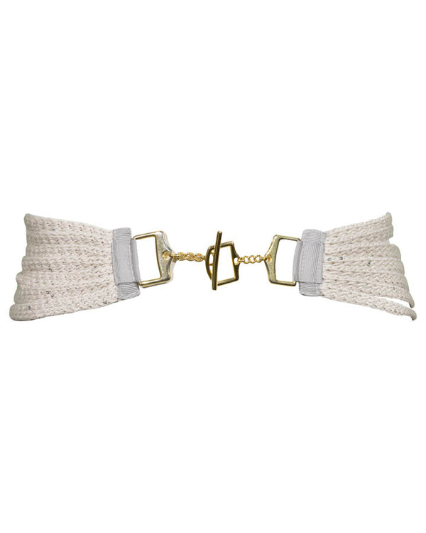 Purotatto Knit Multi Strand Sequin Necklace