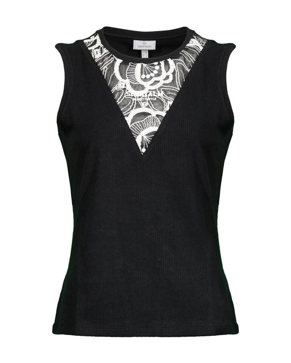 Sportalm Bente Lace Detail Tank Top