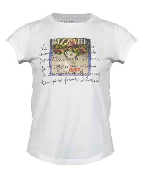 Suzi Roher Bizzare Art Cap Sleeve Karlie Tee