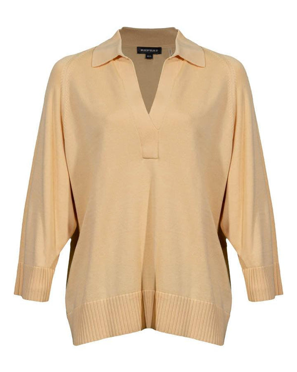 Repeat Polo Neck Pullover