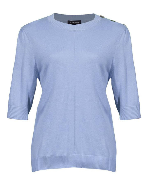 Repeat Three Button Pullover