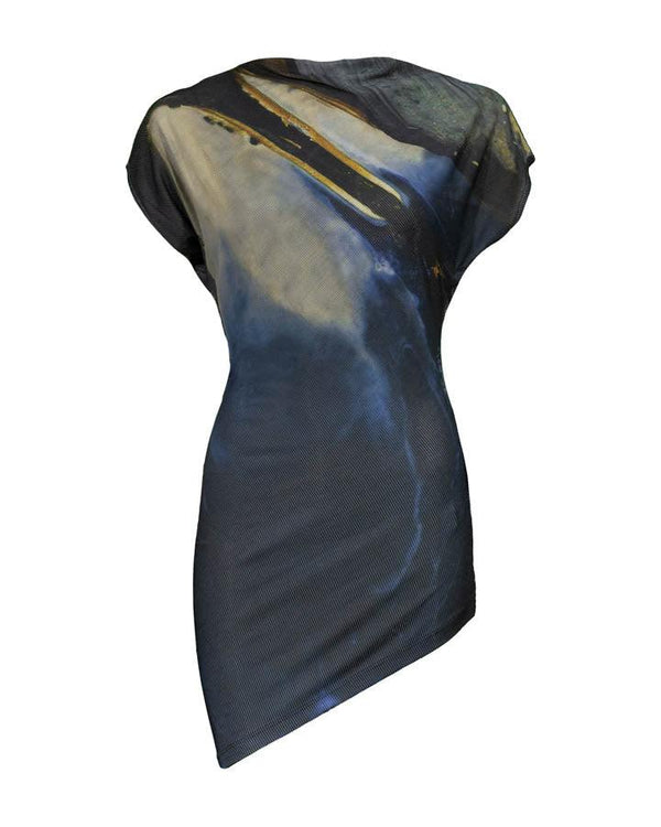 Annette Gortz Print Jersey Cap Sleeve Top