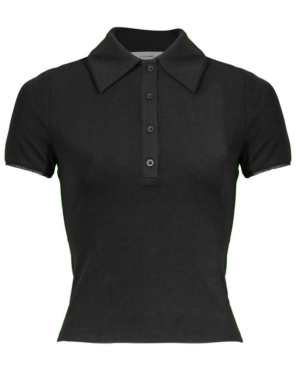 Frame Mesh Trim Polo