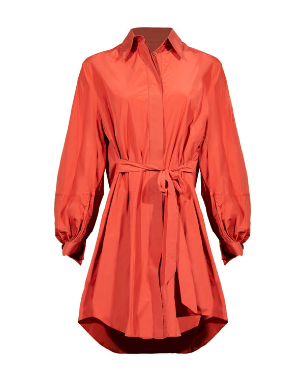 Marie Saint Pierre Katrina Taffeta Shirt Dress