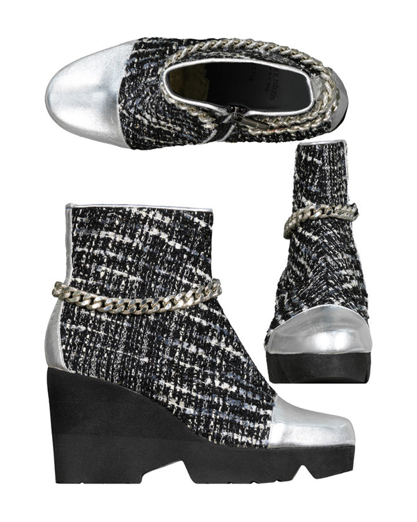 Thierry Rabotin Dalila Tweed Bootie