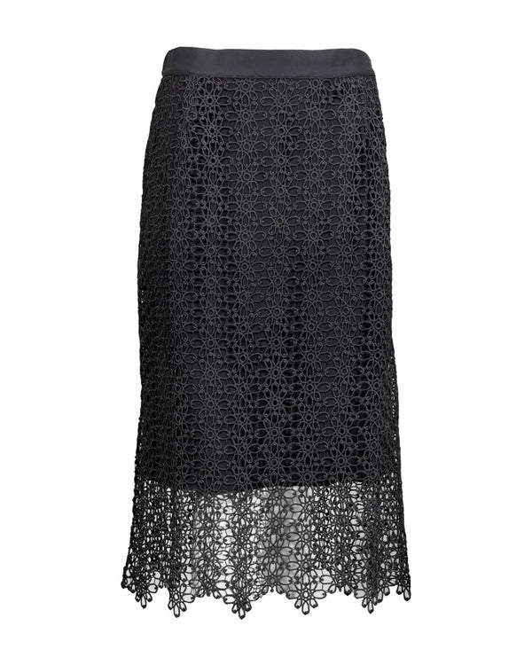 Purotatto Lace Pencil Skirt