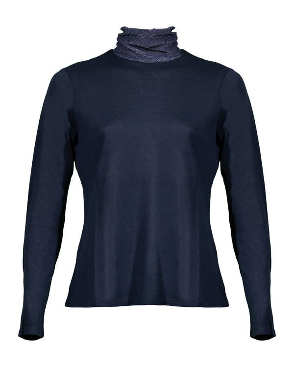 Purotatto Jersey Micromodal Cashmere Turtleneck