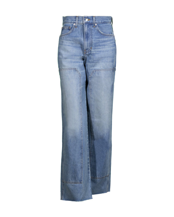 Veronica Beard Wide Leg Jeans Blue Glare