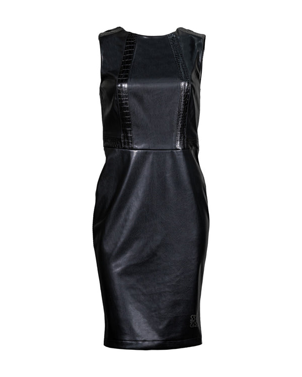 Sportalm Orivelle Leather Look Dress