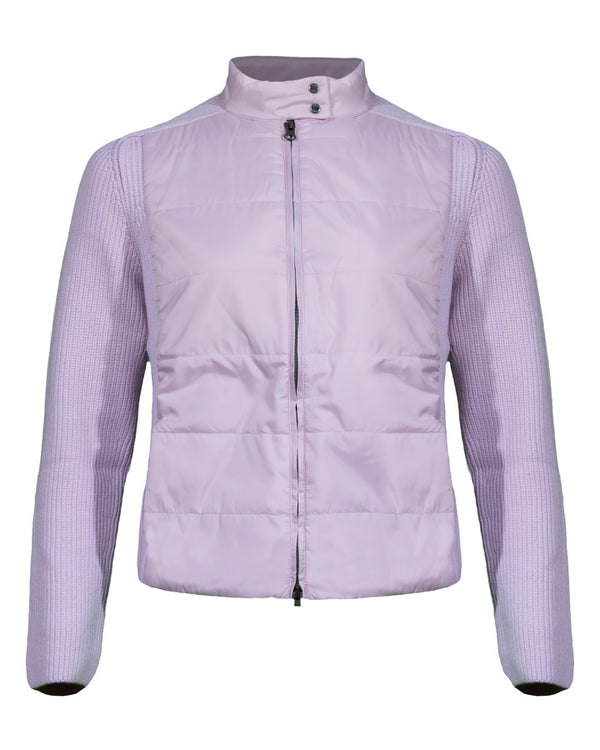 Tonet Puffer Zip Front Cardigan