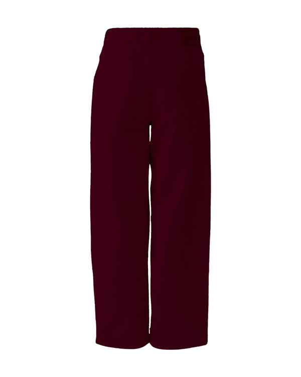 Oui Fine Corduroy Barrel Leg Pant