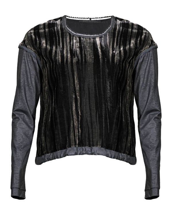 Beate Heymann Burnout Neck Embellished Top